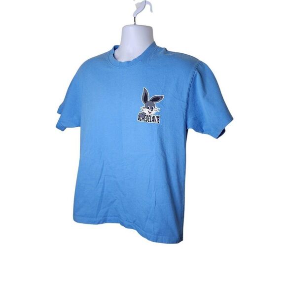 ADLV Acme De La Vie Gray Rabbit Tshirt Mens Size 1 Blue Large - Picture 4 of 8